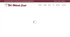 Desktop Screenshot of bobswholesalecarpet.com