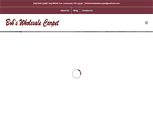 Tablet Screenshot of bobswholesalecarpet.com